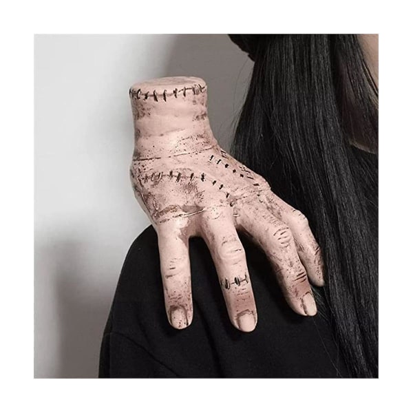 Onsdagar Addams Family Thing Hand Rekvisita Skrämmande onsdagar Cosplay Hand Onsdagar Addams For Home As Shown