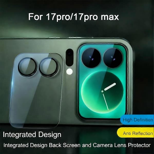 För Xiaomi 17 Pro Max 3D Kameralins Baksidesskydd Härdat Glas for  AR AF full coverage for Xiaomi 17pro