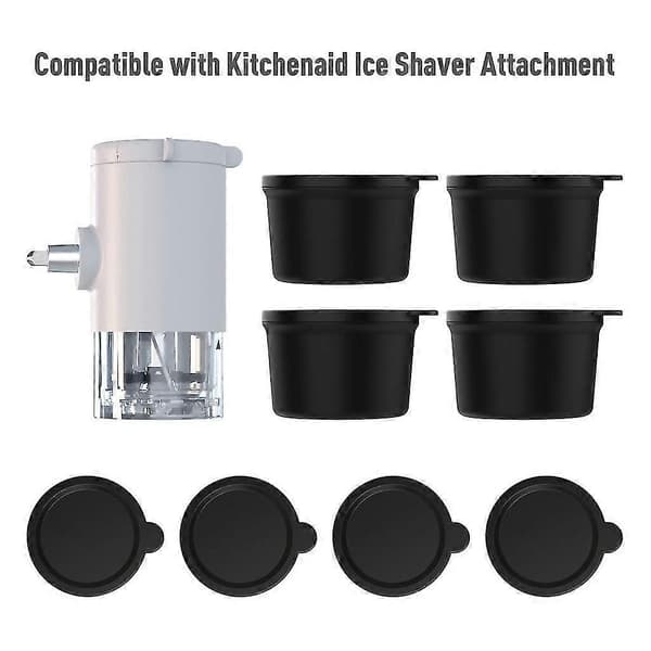 Isformar Ersättningskoppar för Kitchenaid Ismaskin Tillbehör 4st