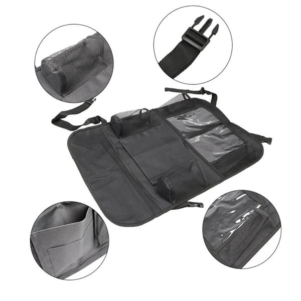 Multifunktionell Bilsätesorganisatör med Tabletthållare 197