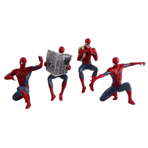 Superhelte Mini Actionfigur Sæt, Anime Model Legetøjsgave Til Fans