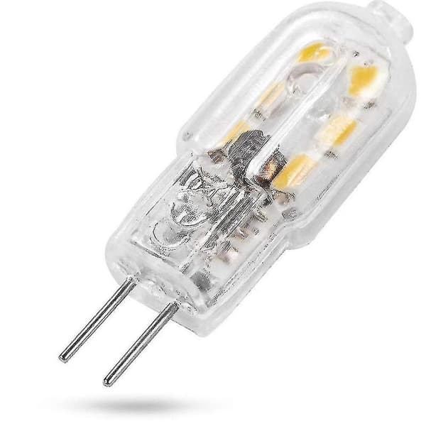 10 stk G4 LED maispinnerlamper (AC/DC12V: varmt lys 3000K)