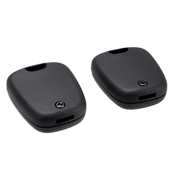 2st Fjärrstyrd bil nyckellös case skal för C1 C4 107 207 307 407 206 306 406