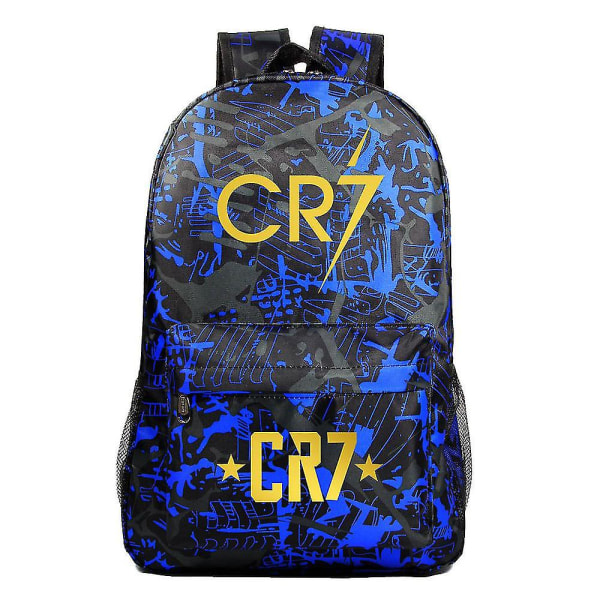 Cr7 Ryggsäck 18" Laptop USB Charge Vattentät Business Ryggsäck Skolväska Travel Teens Mochila 3