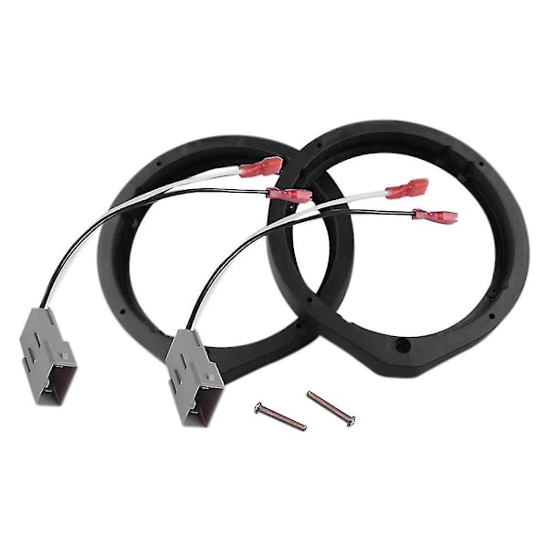 2 kpl 6,5 tuuman auton äänitorvi tiiviste auton kaiuttimen sovitin johtosarjalla yhteensopiva Accord Cr-z 2006-2011 black