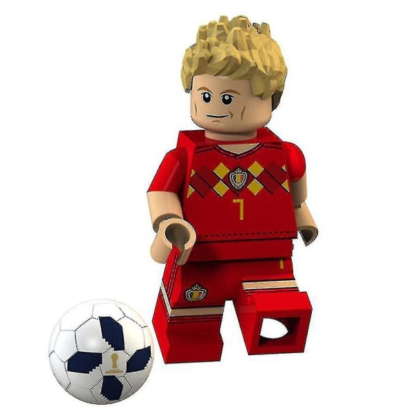 8 stk/sæt World Football Player Super Star Series Block Toy