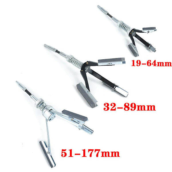 3 ben justerbar bremsecylinder slibestempel med 3 slibesten Værktøjsområde 51mm-177mm/32mm-90mm/19mm-64mm - Cylinderhus &amp; Dele 51-177mm