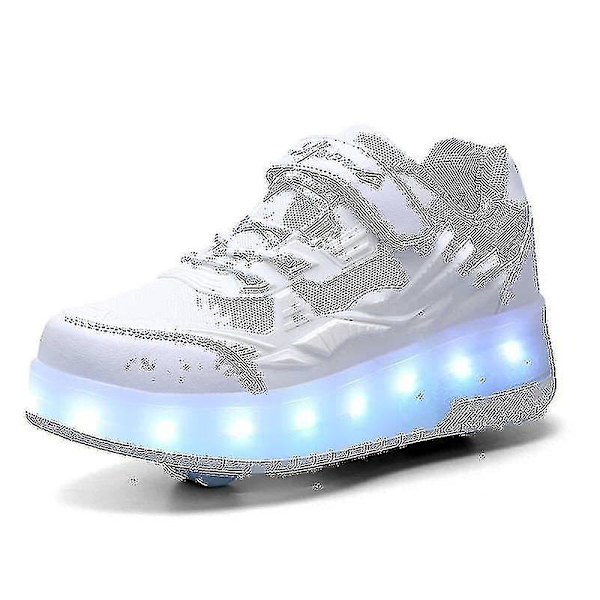 Børnesneakers Dobbelthjulede sko Led Light Sko Q7-yky