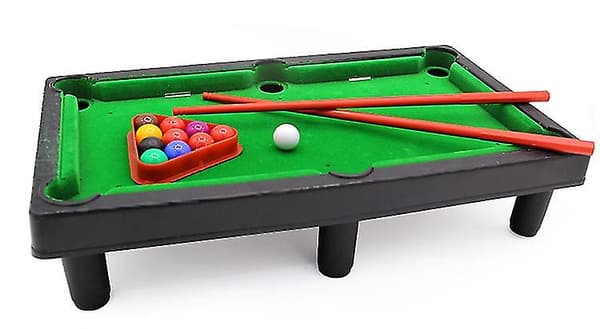 Børnebillardlegetøj Flocking Desktop Doubles Mini Billiards Sæt Puslespil Brætspil Dreng
