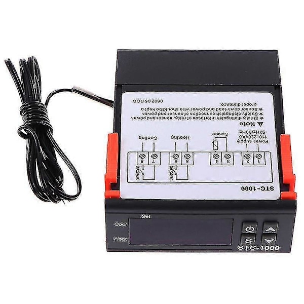 Digital 220v Stc-1000 Temperaturregulator Termostat Regulator+sensor Shytmv