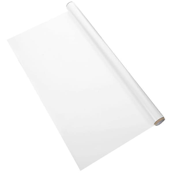Flyttbar statisk whiteboard-dekal för klassrum och kontor 300.00X60.00X0.10CM White