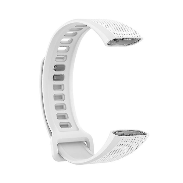 Erstatningsarmbåndsrem Håndleddsbånd kompatibel Huawei Band 2 Pro Ers-b19 Ers-b29 White