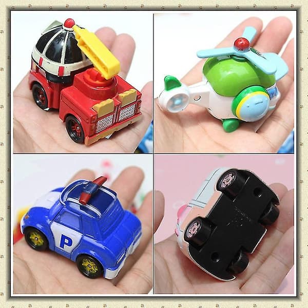 Robocar Poli Leke Korea Robotbil Transformasjonsleker Beste Gaver Til Barn A