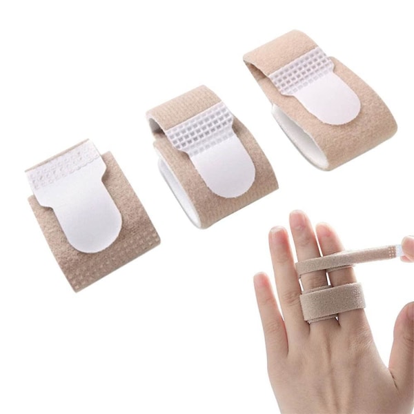 6 stk Fingerskinner, Finger Buddy Wraps Til Mallet Fingre Slidgigt Fingerled Krøllet Finger Brækket Finger