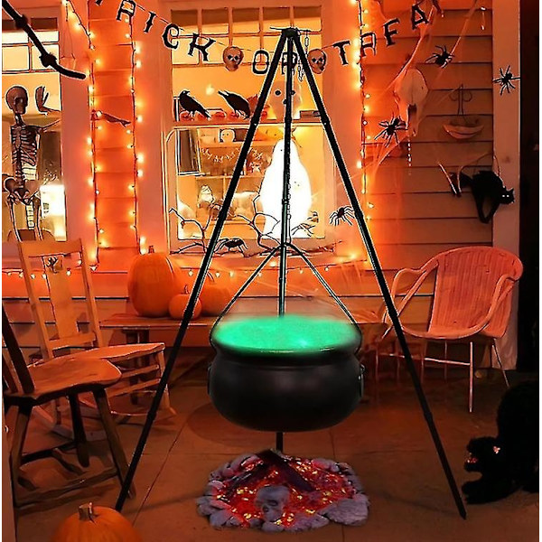 Halloween Suuret noidat Pata jalustalla valoilla