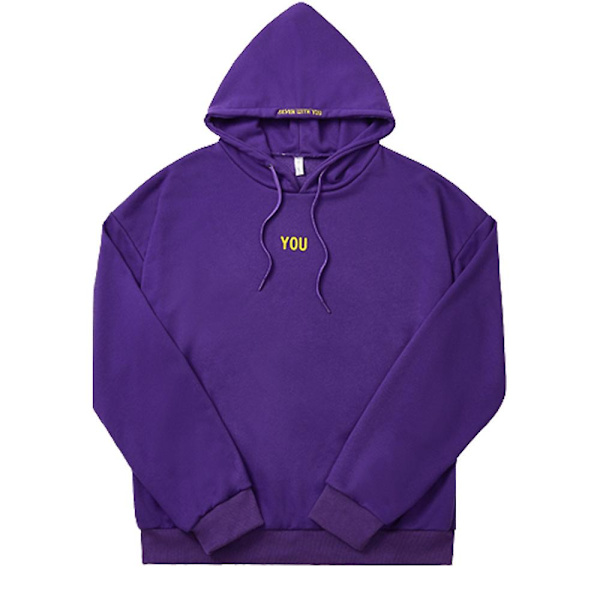 Hoodie med dragsko för unisex K-pop Bts Jimin Samma långärmad aktiv tröja L