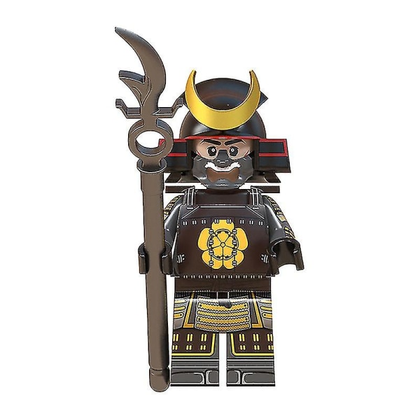 8 stk byggeklodser minifigur japansk samurai figur Wm6090