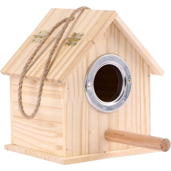 Hummingbird House, tre Hummingbird House For Outdoor Henging | Hummingbird Nest fuglehus for hagevindu utendørs hjem