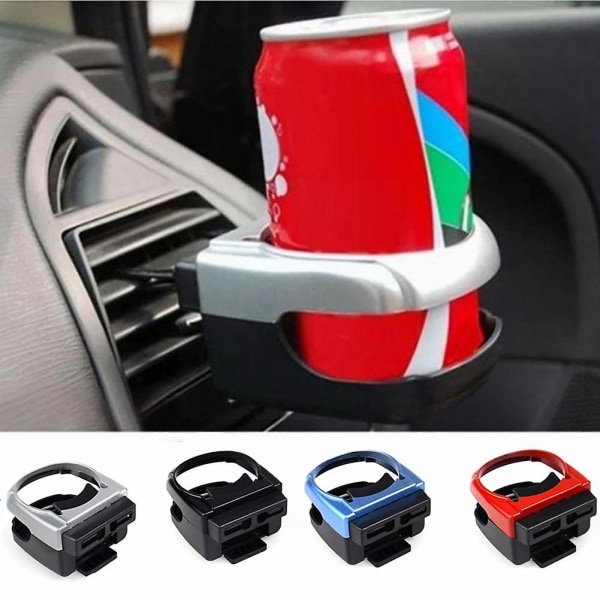 Automukin pidike Ulostulo Ilmanvaihtoaukko Kupin teline Juomakiinnitys Jalustan CAN Pullo tölkkipidike Autosäiliö Koukkuteline auto - Juomatelineet Red and Black