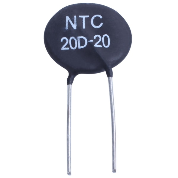 20d-20 Ntc termistor til begrænsning af indkoblingsstrøm af strømforsyning Cfl, sort black