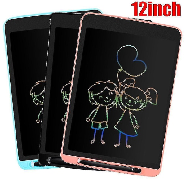 12 tuuman lasten elektroninen piirustustaulu, LCD-kirjoitustaulutietokone Zszjbv53 Pink