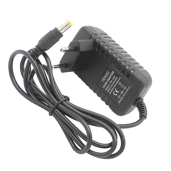 AC/DC 12V 1A Strømadapter Lader EU-plugg for LED-stripe Lys CCTV