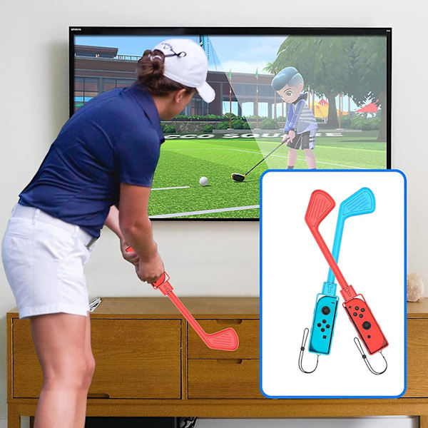 Switch Sports Game Tillbehör, 9 i 1 Sport Kit Kompatibel med Switch/Switch Oled