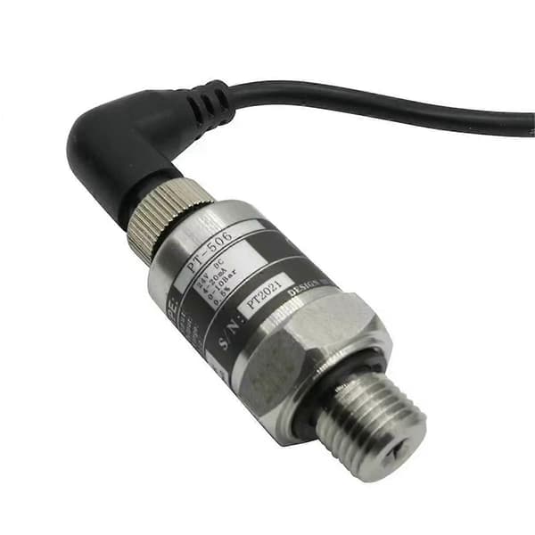 Ny trykktransduserkabel trykksender vann gass hydraulisk sensor Silver