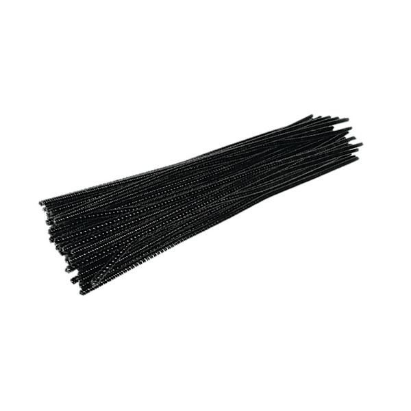 100 stycken handgjorda handgjorda Hair Stick Dagis Läroverktyg Black One Size