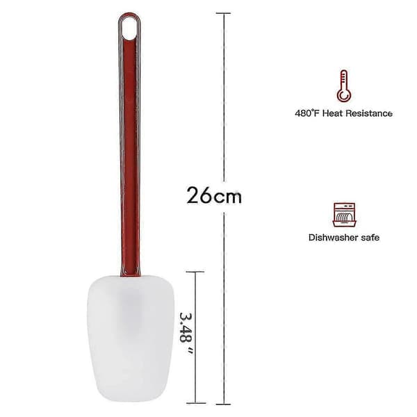 3-pack Spatlar Silikon, Spatel Silikon, Gummispatel 25 cm, Kit Använd B