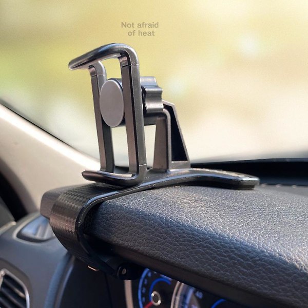 Uusi Hud-auton kojelaudan puhelinteline 360 ​​säädettävä GPS-autopidikepidike Piilotettu pysäköintinumero matkapuhelimen autotelineen tuki - universal