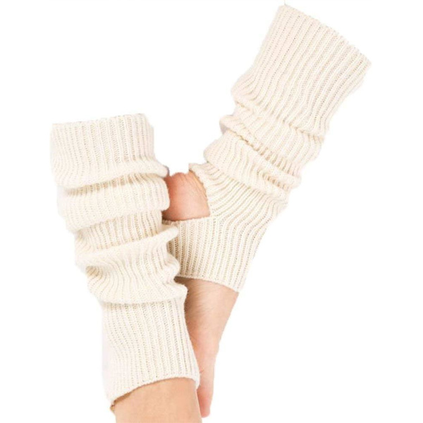 Strikkede Yogasokker.strikkede Beinvarmere Dame Vinter Varm Strikk Heklet Beinvarmere For Lmell Yoga