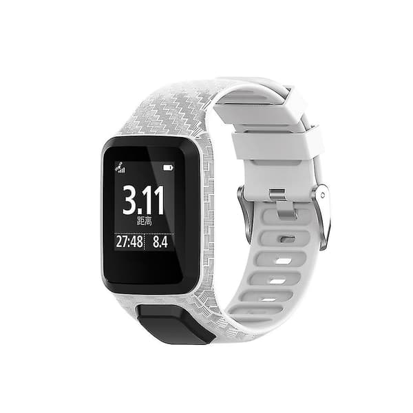 Blød justerbar silikone urrem til Tomtom Adventurer Golfer Runner