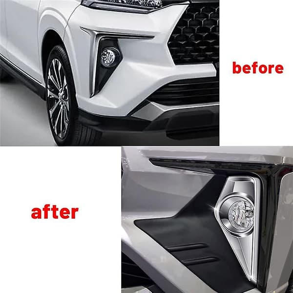 Til Veloz Avanza 2022+ Krom Frontfanger Tåkelys Lampe Deksel Trim Dekorasjon Tilbehør