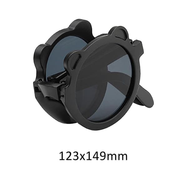 Børnesolbriller Foldbare Solbriller Mode Dejlige Stilfulde Gave Søde Solbriller Black Gray