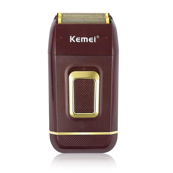 Kemei Professionell elektrisk rakhyvel för män Elektrisk rakapparat Sladdlös/uppladdningsbar