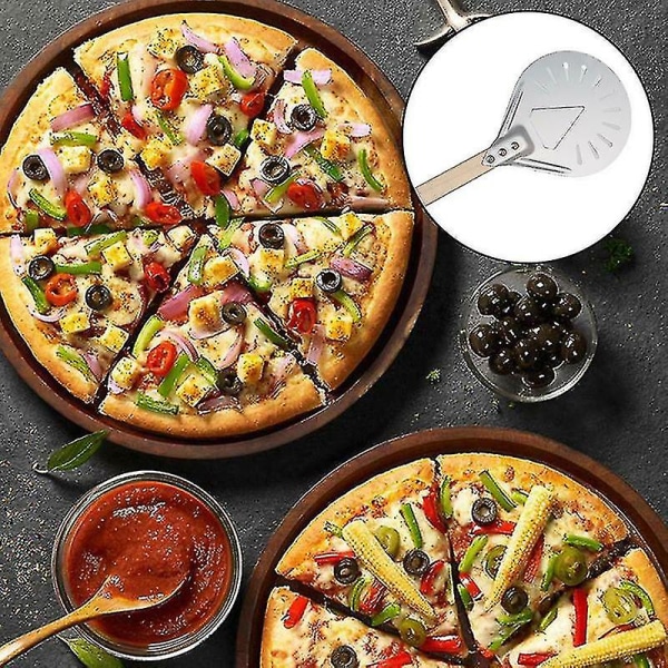 Perforert pizzaskall - Pizzaskall for hjemmelagde pizzabrødbakere - tilgjengelig i 7/8/9" størrelser