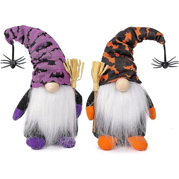 2 kpl Halloween Gnomes Pehmo Decor Halloween Dwarf Doll Pehmo Kodin koristeet