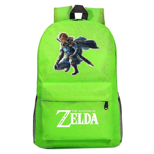 Tears Of The Game Zelda Kingdom Print Tonåring Primary and Secondary School Skolväska Casual ryggsäck för män och kvinnor 7