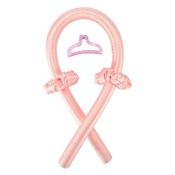 Heatless Curling Bar -pääpanta, Heatless Curl -nauhapäänauha, Ei kuumakiharat Silkkinauha Lämpöttömät hiukset yön yli nukkumaan