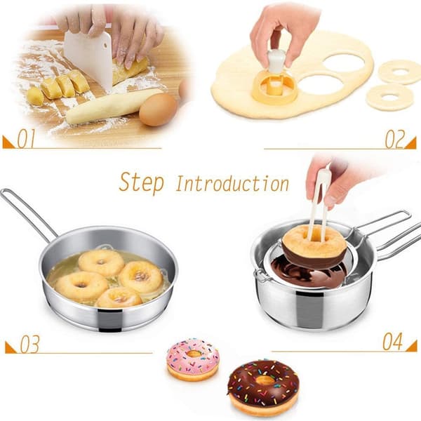 Donutform Kreativ Plast Donutmaker Bakeverktøy Baking