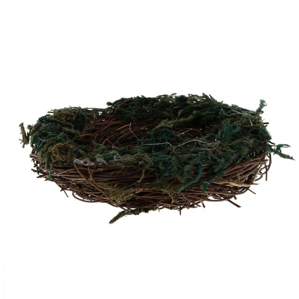 Kunstig Fuglerede Veving Grass Nest Halm Fugler Red Bird Breeding Nest