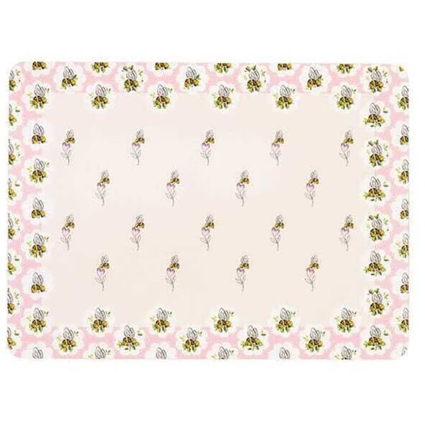 Cath Kidston Provence Bee Set med 4 korkunderlägg White