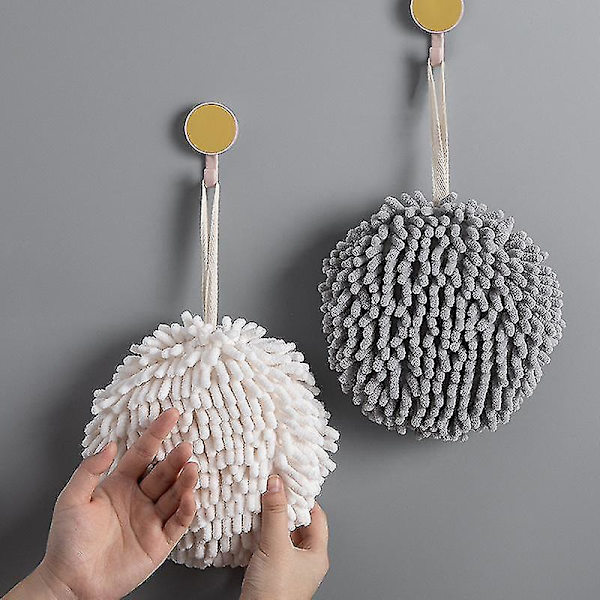 Kök Bad Handduk Snabbtorkande Mjuk Absorberande Fiberhandduk Gray