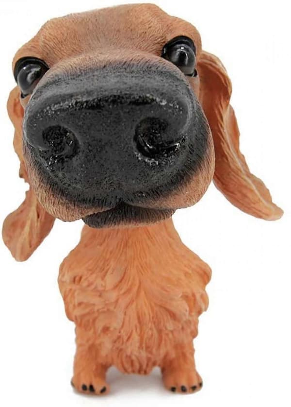 Bobble Head Hunder Bobbing Heads Bil Dash Valp Bilpynt (Dachshund)