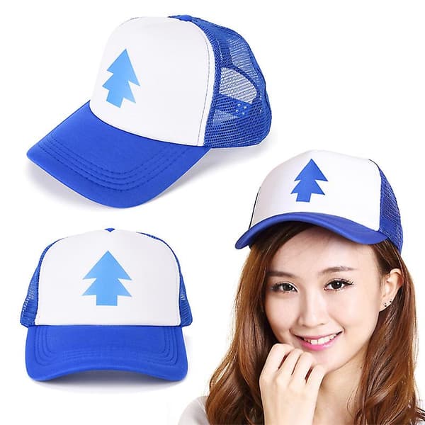 Damer Män Trucker Baseball Cap Pine Tree Dipper Gravity Fall Mesh Hat Justerbar Hfmqv 58-60CM