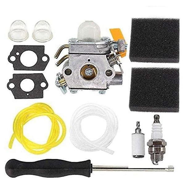 Forgasser 308054012 Med luftfiltersett for 25cc 26cc 30cc 46cc Homelite hekksaks Zama C1u-h