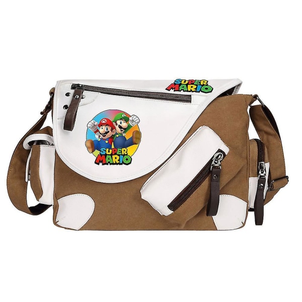 Mario Handbag Skulderveske - Motemønstret Messenger Bag For Dame 7