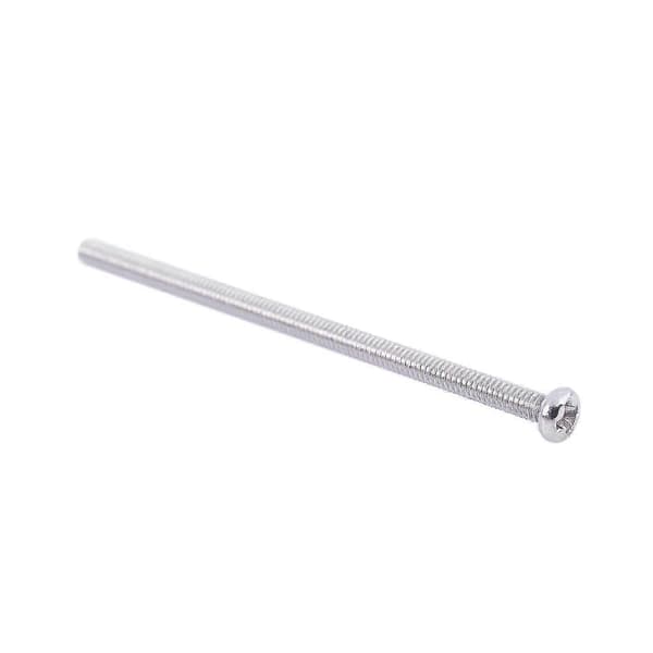M2 x 40mm 304 Rustfritt Stål Phillips Pan Hodeskruer 60stk de Silver tone