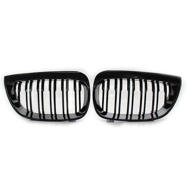 Front Kidney Double Line Grille Sport Grill Erstatning For- E81 E87 E88 1-serie 2004-2007 Glans B